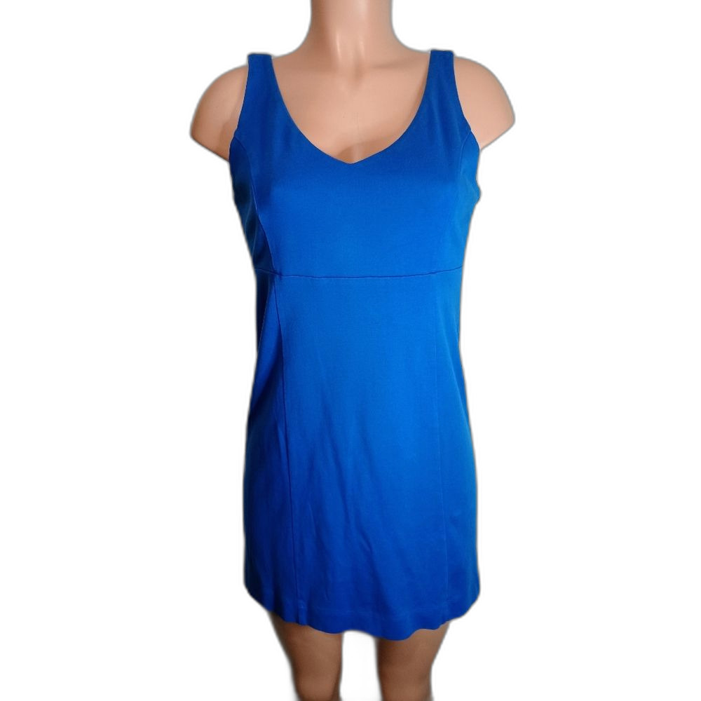 New York & Company Vibrant Blue Sleeveless Dress Size Small